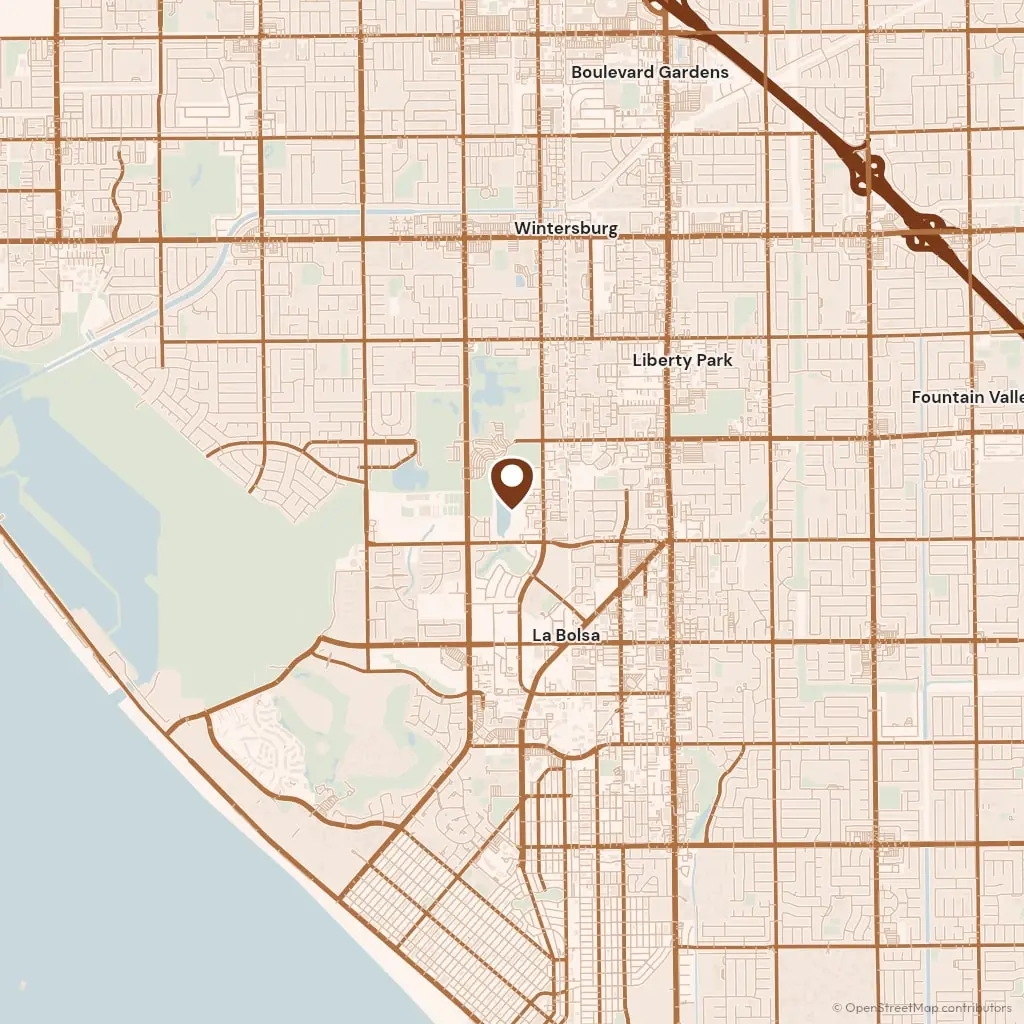 Map showing Goldenwest Huntington Beach Concrete in Huntington Beach